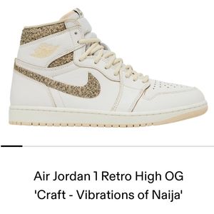 Air Jordan 1 Retro High OG'Craft - Vibrations of Naija'